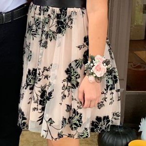 Size 3 black and pink homecoming dress